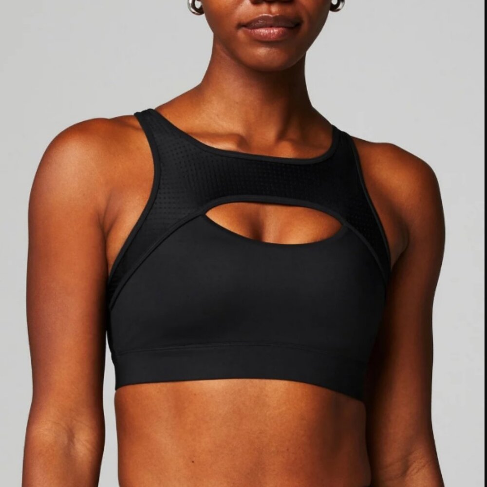 NWT Fabletics Mesh Breathable Medium Impact Sports Bra